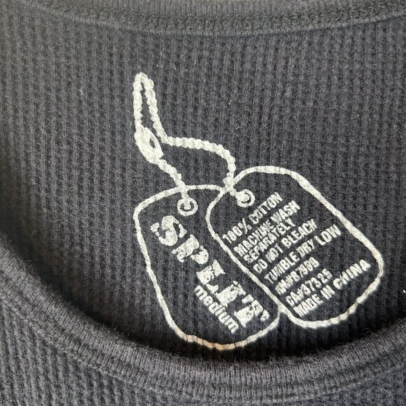 Vintage Split Clothing Co Womens Medium Sleeveless Tank Top Skateboard Y2K Peace - Picture 3 of 6